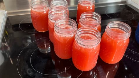 I Try Canning Watermelon Lemonade Youtube