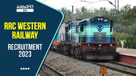 Rrc Western Railway Recruitment 2023 Last Date To Apply For 424 Vacancies