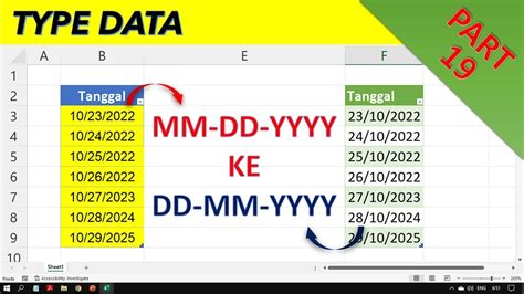 Format Tanggal Di Excel Dd Mm Yyyy Dengan Type Data Power Query