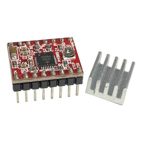 Driver Motor A Pasos Stepper A4988 Con Disipador PIC Arduino