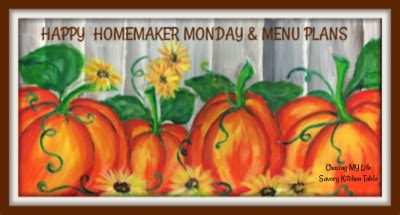 Happy Homemaker Monday Week Of With Menu Plans Recipe Links