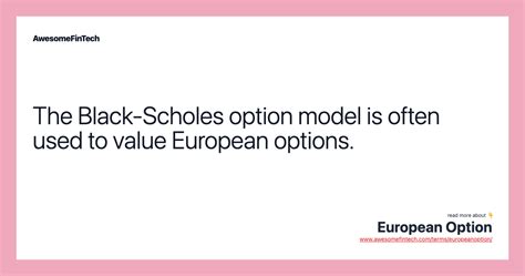 european option awesomefintech blog