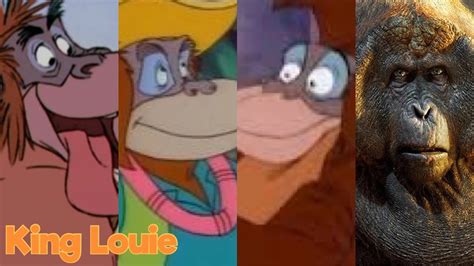 King Louie The Jungle Book Evolution In Movies And Tv 1967 2016