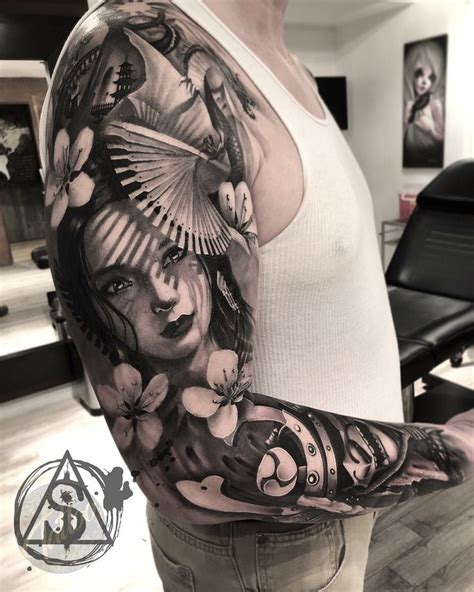 Pin By Siss On Tattoo Best Sleeve Tattoos Geisha Tattoo Tattoos