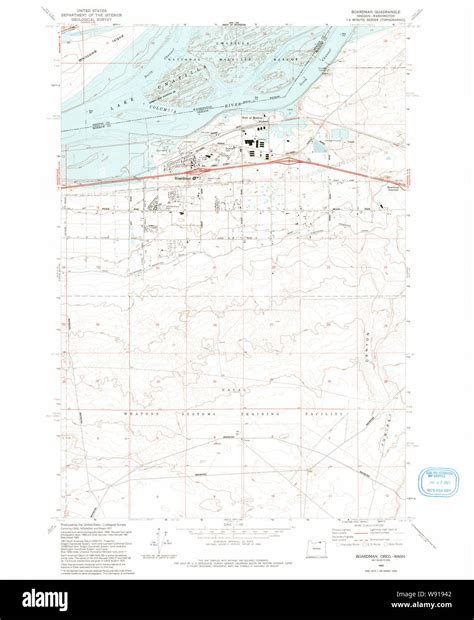 Map Of Boardman Cut Out Stock Images And Pictures Alamy