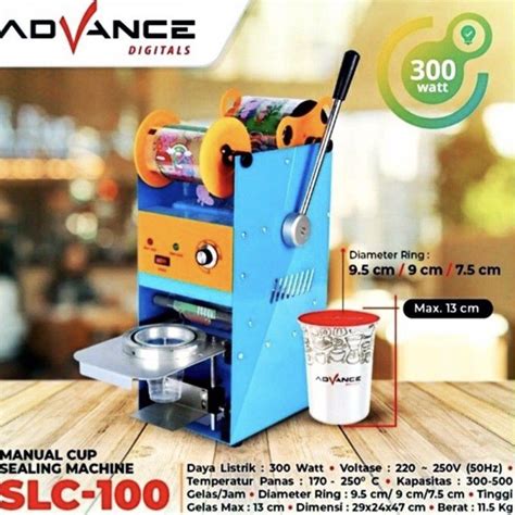 Jual Advance Cup Sealer Mesin Press Gelas Minuman Q Cup Sealer