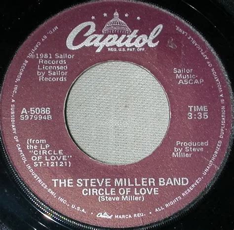 Steve Miller Band Circle Of Love Vinyl Records Lp Cd On Cdandlp