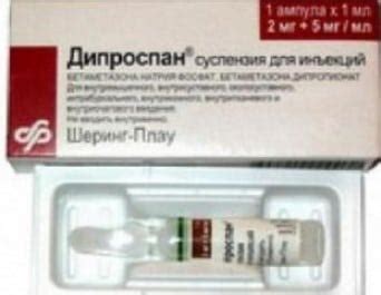 Уколы дипроспана в суставы: отзывы о применении