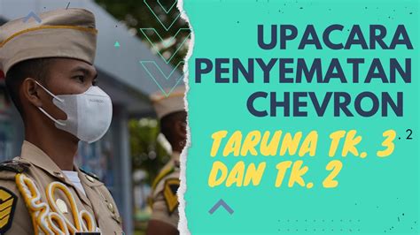 Upacara Penyematan Chevron Taruna Ppi Madiun Tk3 Dan Tk2 Angakatan 7