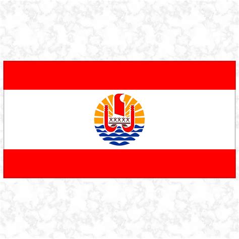 French Polynesia Flag - Coffin Flags - The Funeral Outlet