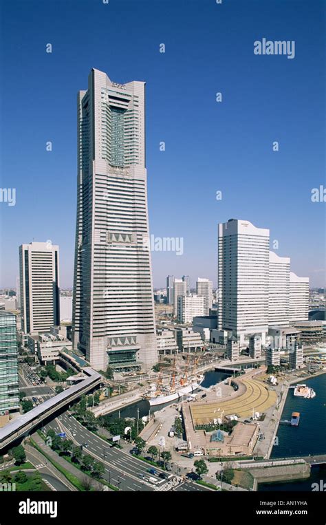 Japan, Yokohama, Minato Mirai District, Landmark Tower Stock Photo - Alamy