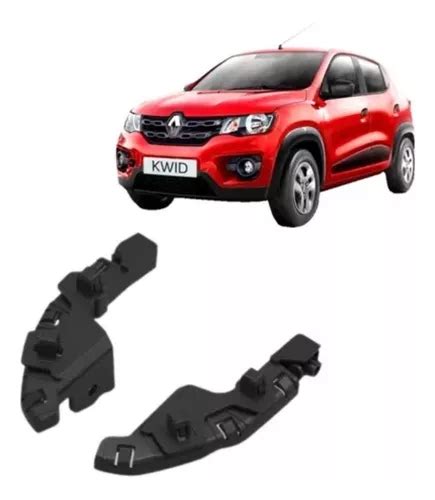 Par Guia Suporte Parachoque Dianteiro Renault Kwid Todos Parcelamento