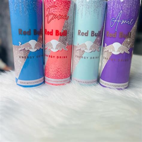 Pink Red Bull Tumbler Etsy Uk