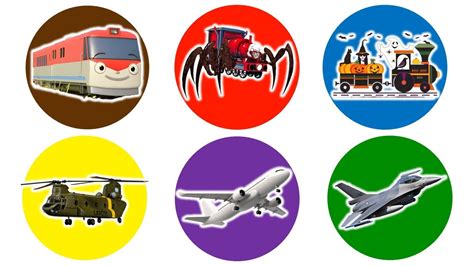 Spin Wheel Titipo Choo Choo Charles Halloween Train Helikopter