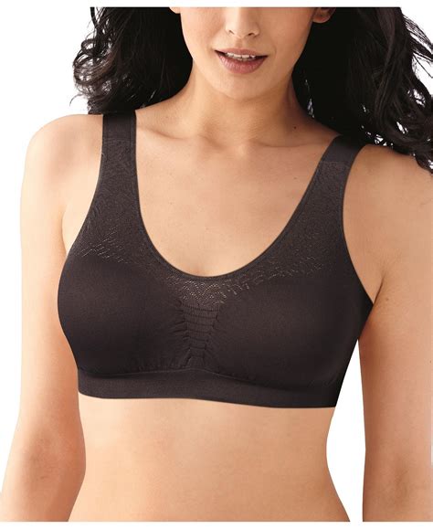 Bali Comfort Revolution Crop Top Wireless Bra 103j Black Cheapundies