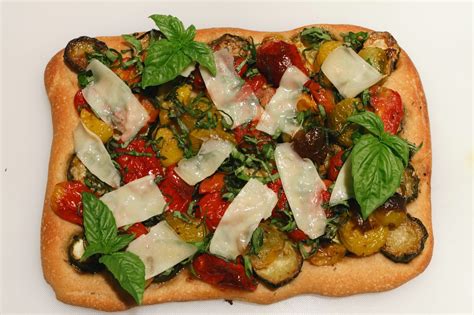 Roasted Vegetable Whole Wheat Focaccia Ever Open Sauce