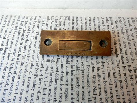 Original Eagle Lock Co Roll Top Desk Lock~~ Just The Trap Door 3855486327