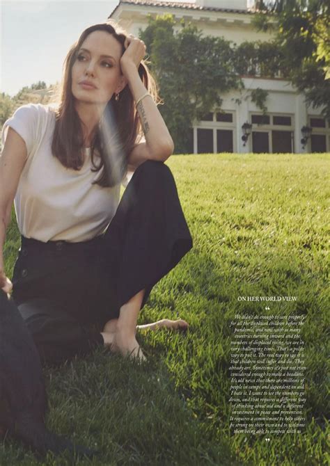 Angelina Jolie In Vogue Magazine Uk March Issue Hawtcelebs