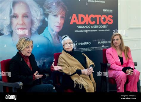 L R Actresses Ana Labordeta Lola Herrera And Lola Baldrich During An