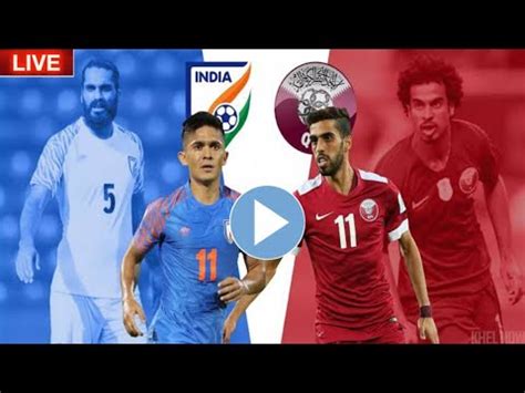 How To Watch India Vs Qatar Live FIFA Qualifier 2026 Live Match Link