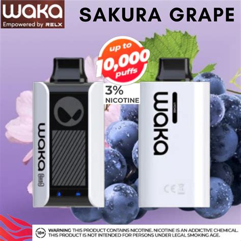 Original Waka Sopro PA 10000 Puffs Vape Factory 2 3 5 Nicotine