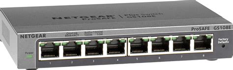 Netgear Gs108e Switch 8 Port Gigabit Ethernet Bei Reichelt Elektronik