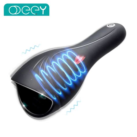 Powerful Vibrating Tongue Licking Vibrator Male Glan Massager Delay Stamina Trainer Oral Sex