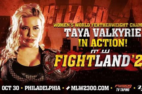 Mlw Womens World Featherweight Title Match Announced For Mlw Fightland