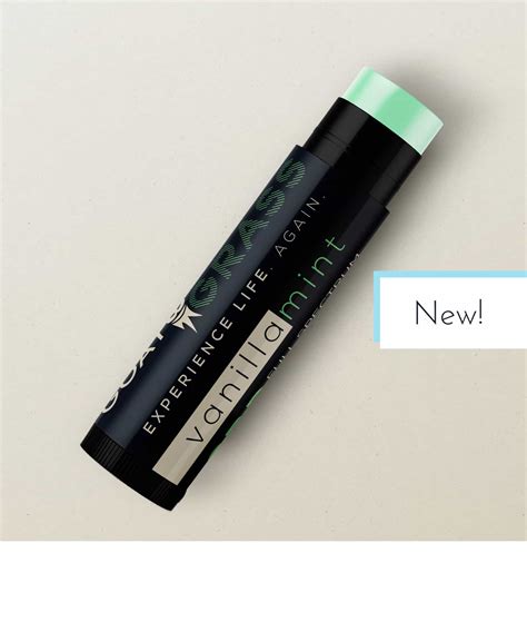 CBD Lip Balm | CBD Topicals | CBD for Dry Lips Goat Grass CBD