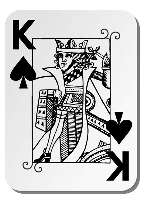 Coloring Page King Of Spades Free Printable Coloring Pages Img 27266