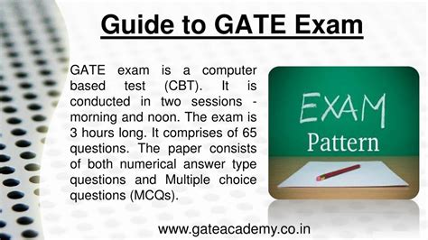 Ppt Guide To Gate Exam Powerpoint Presentation Free Download Id