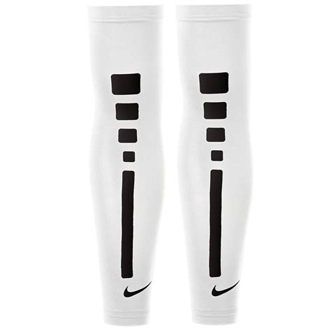 Nike Pro Elite 2 0 Compression Arm Sleeves White Black Sportitude