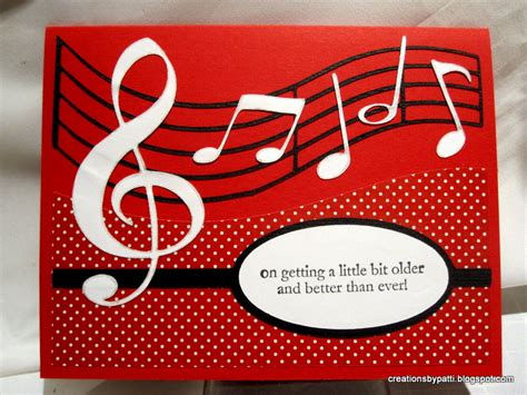 Creations by Patti: Musical Birthday Card