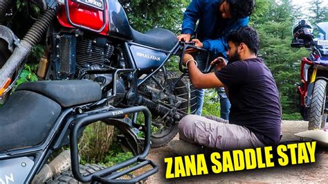 Installing Zana Saddle Stay On Himalayan Bs Ride Ke Liye Tyar Youtube