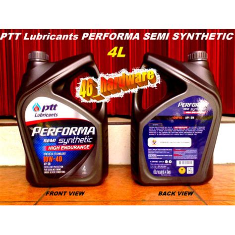 Jual PTT PERFORMA HIGH ENDURANCE HE 10W 40 10W40 OLI GALON NON SHELL