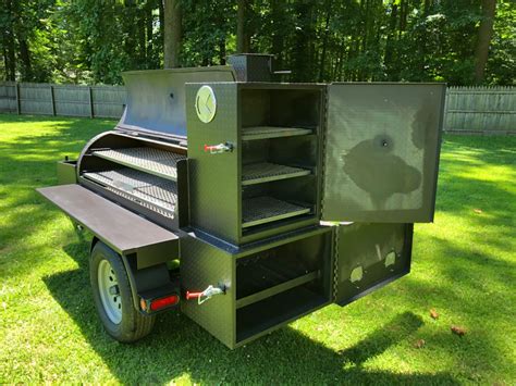 Popular Bbq Smoker Trailer Loaded With Options Northern Smokers