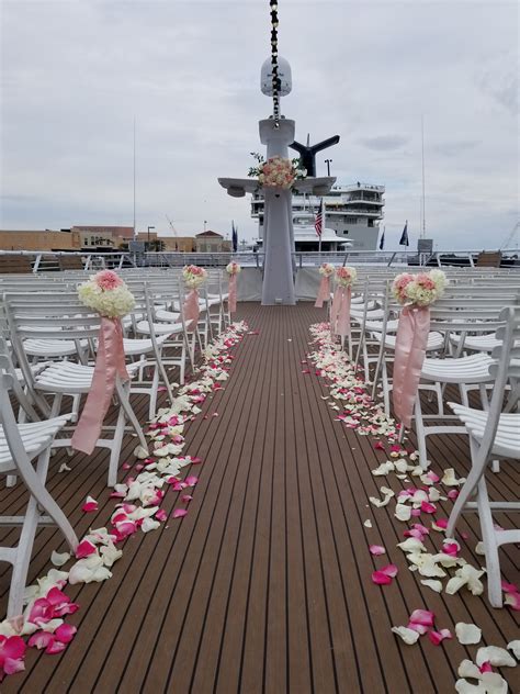 Weddings | Yacht StarShip | Boat wedding decorations, Yacht wedding ...