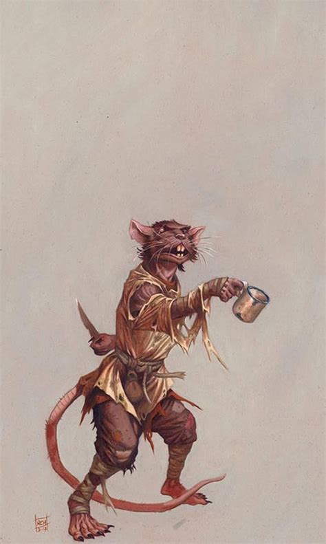 Ratman Sewer Dweller Etsy In 2021 Fantasy Creatures Fantasy