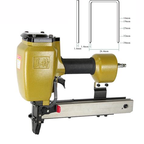 Quality Meite Pw U Type Industrial Pneumatic Nails Gun Air Stapler