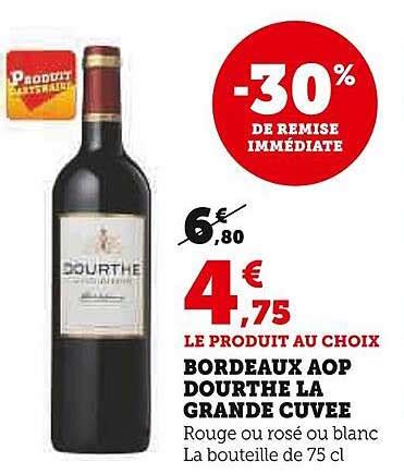 Promo Bordeaux Aop Dourthe La Grande Cuvée chez U Express iCatalogue fr