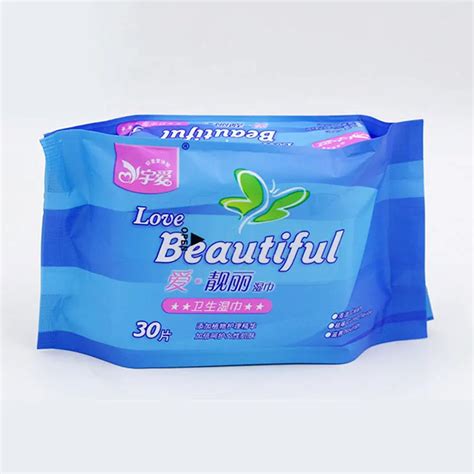 30pcs*3 Bags Women Health Wipes Feminine Hygiene Products Pad Special Disinfection Sterilization ...