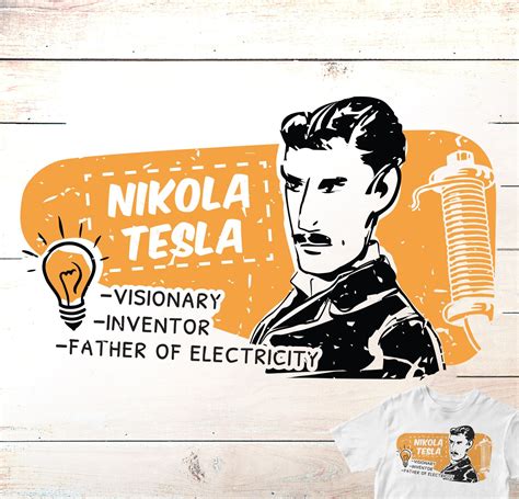 Nikola Tesla Retro Scientist Essential T Shirt By Radvas Retro Tshirt