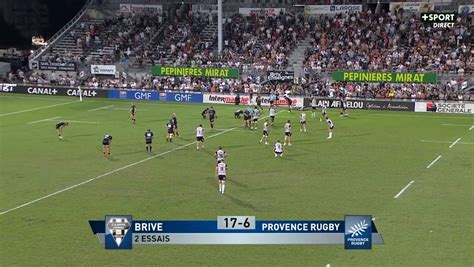 Pro D2 Brive Provence Rugby résumé du match AllezBriveRugby