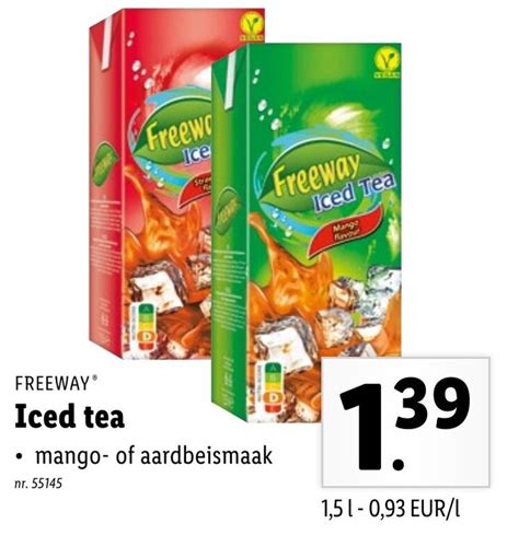 Freeway Iced Tea Promotie Bij Lidl