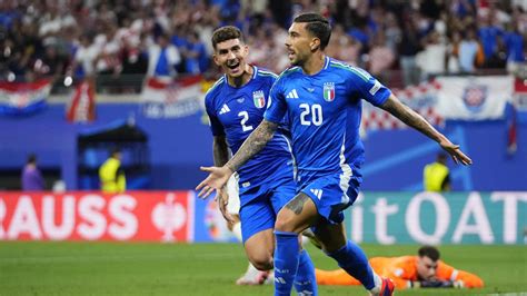 Euro Zaccagni Scores Stoppage Time Equaliser Against Croatia To