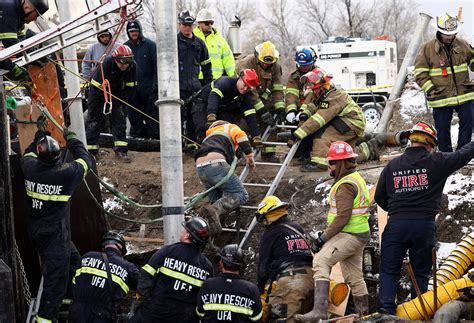 Worker Rescued After Being Trapped By Debris When Trench Collapses Deseret News