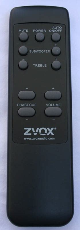 ZVOX_575_remote Full Screen Image | Audioholics