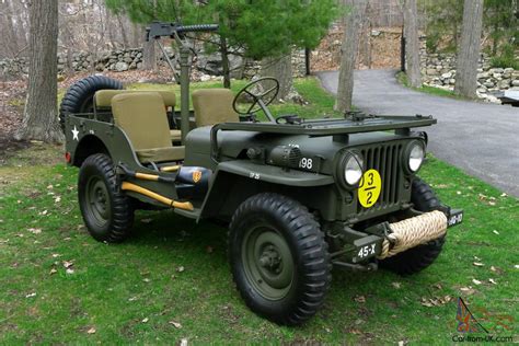 1951 Willys M38 FULLY RESTORED ANTIQUE ARMY MILITARY JEEP