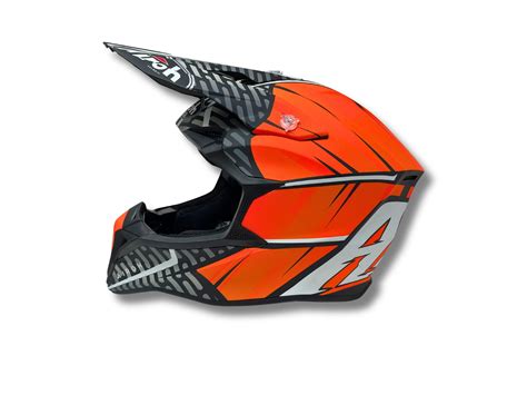 Casco Airoh Wraap Idol Orange Matt Ricambi Nicolardi