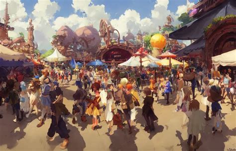 Greg Manchess Concept Art Of The Millennial Fair From Stable